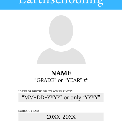 Student or Teacher ID (digital delivery)