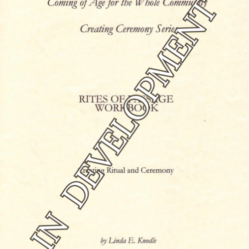Rites of Passage Workbook, 4th Edition — COMING SOON