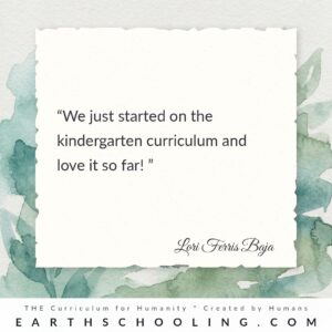 Earthschooling kindergarten review