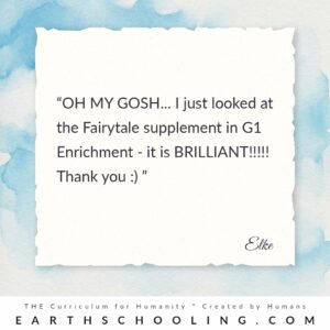Earthschooling first grade