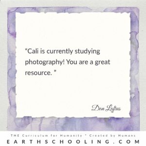 Earthschooling photography program