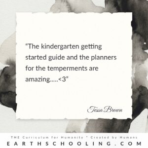 Earthschooling kindergarten review