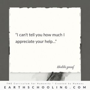Earthschooling support